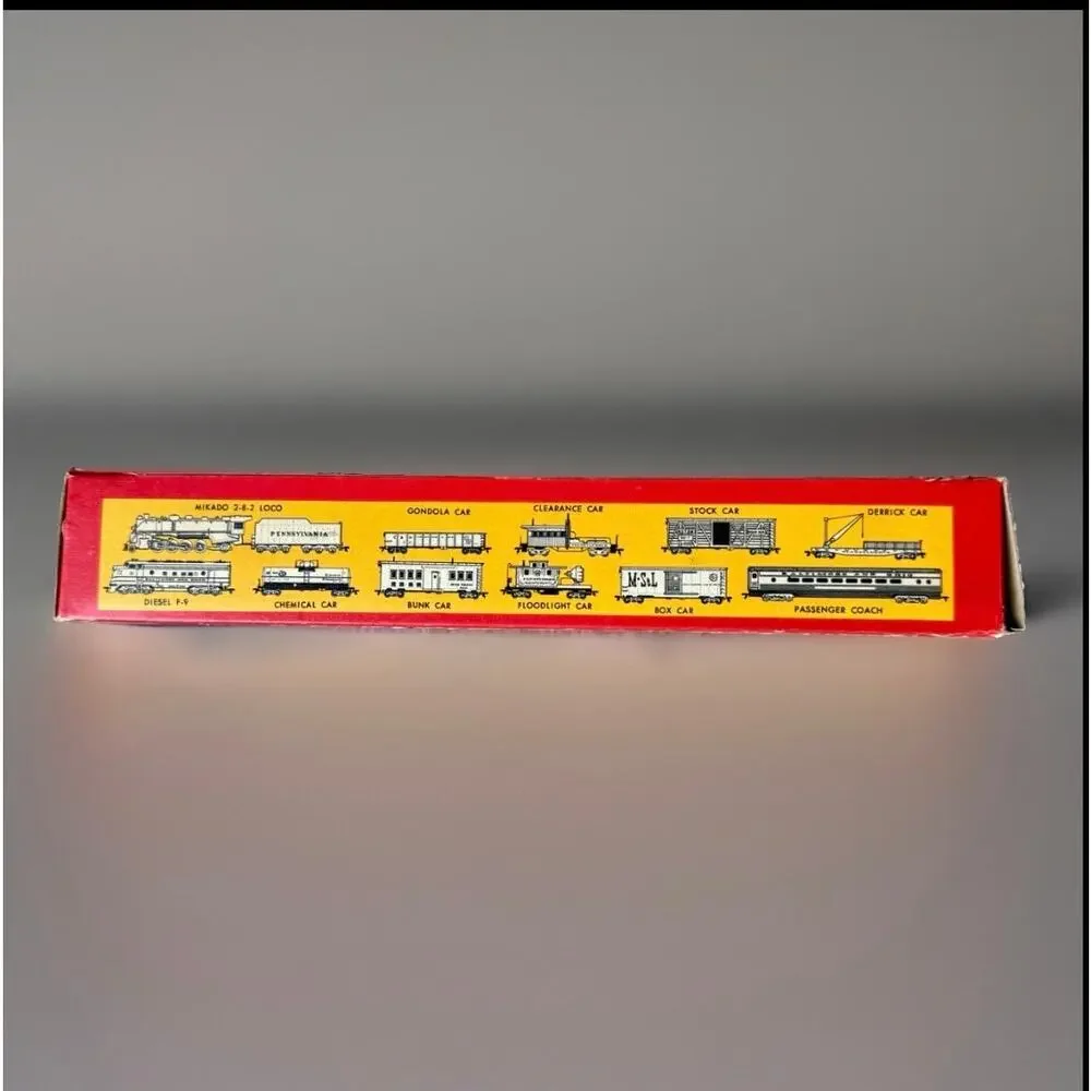 Vintage TYCO HO Scale Great Northern Flat Car Cable Reel Load T335A:298 w/ Box
